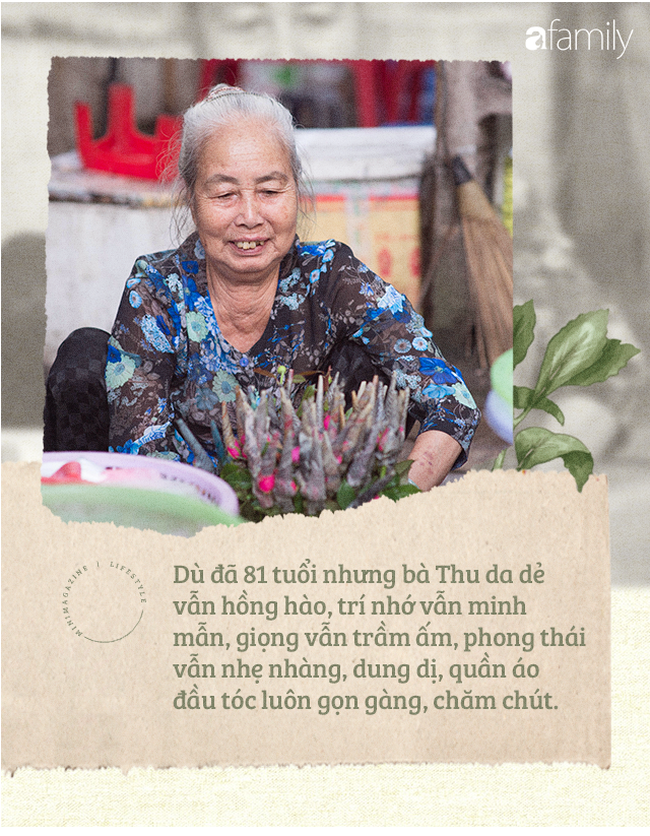 Triết lý sung sướng của cụ bà 81 tuổi bên gánh hàng hoa 70 năm ở góc chợ Đồng Xuân - Ảnh 3.