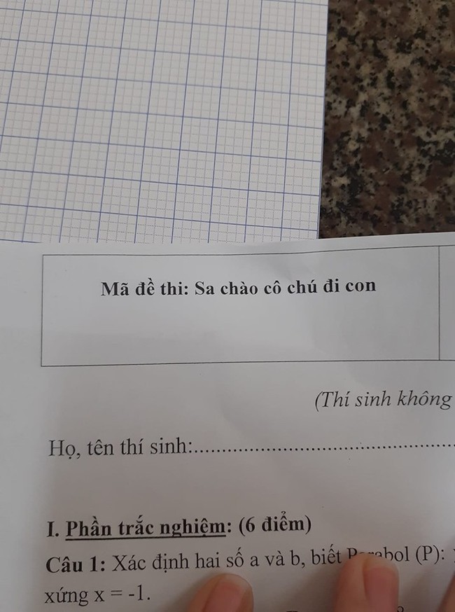 Giáo viên “bắt trend” nhanh không kém học sinh: Giờ kiểm tra căng thẳng mà nhìn mã đề của cô, ai nấy đều cười chảy cả nước mắt - Ảnh 2.