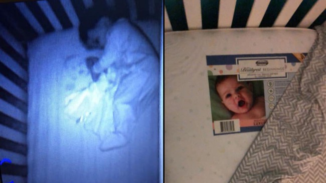 Mở camera xem con ngủ, người mẹ sợ khiếp vía khi nhìn thấy “em bé ma” nằm bên cạnh đứa trẻ nhưng sự thật khác hẳn mọi người nghĩ - Ảnh 2.