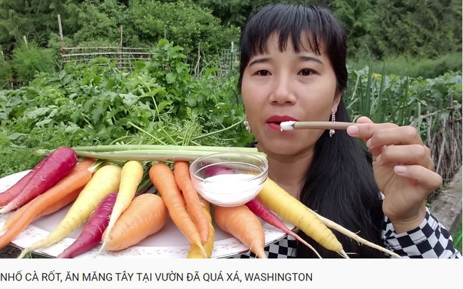 Youtuber Nhung Hà mê hoặc các bà nội trợ Việt với những clip thu hoạch rau củ xanh mướt mắt - Ảnh 10.
