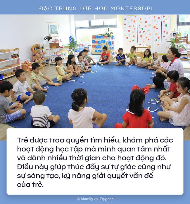 10 đặc điểm cơ bản của lớp học Montessori: Trẻ được tự do, phát huy hết khả năng sáng tạo  - Ảnh 3.