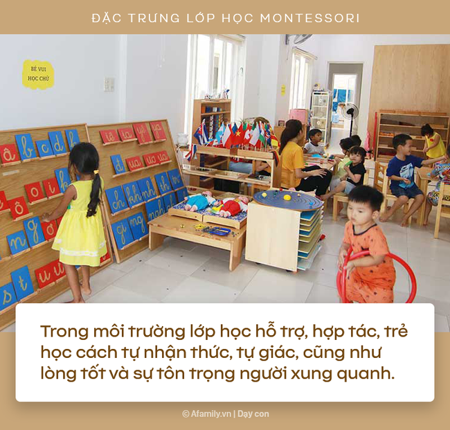 10 đặc điểm cơ bản của lớp học Montessori: Trẻ được tự do, phát huy hết khả năng sáng tạo  - Ảnh 6.