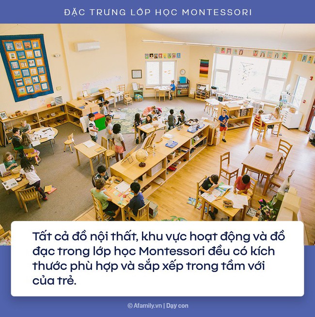 10 đặc điểm cơ bản của lớp học Montessori: Trẻ được tự do, phát huy hết khả năng sáng tạo  - Ảnh 1.