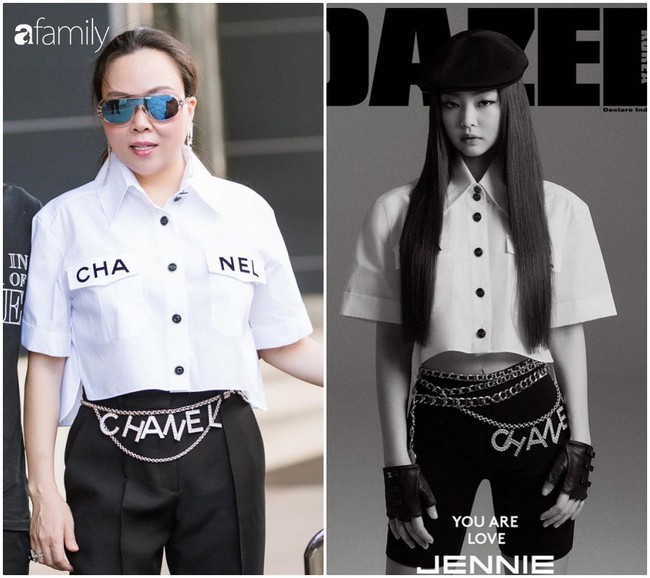 Nhìn Phượng Chanel 3 lần đụng hàng với Jennie (Black Pink) mới thấy: Danh xưng “kẻ hủy diệt đồ hiệu” quả không sai chút nào - Ảnh 2.