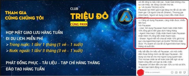 Cảnh báo tình trạng lừa đảo qua ví điện tử Payasian - Ảnh 1.