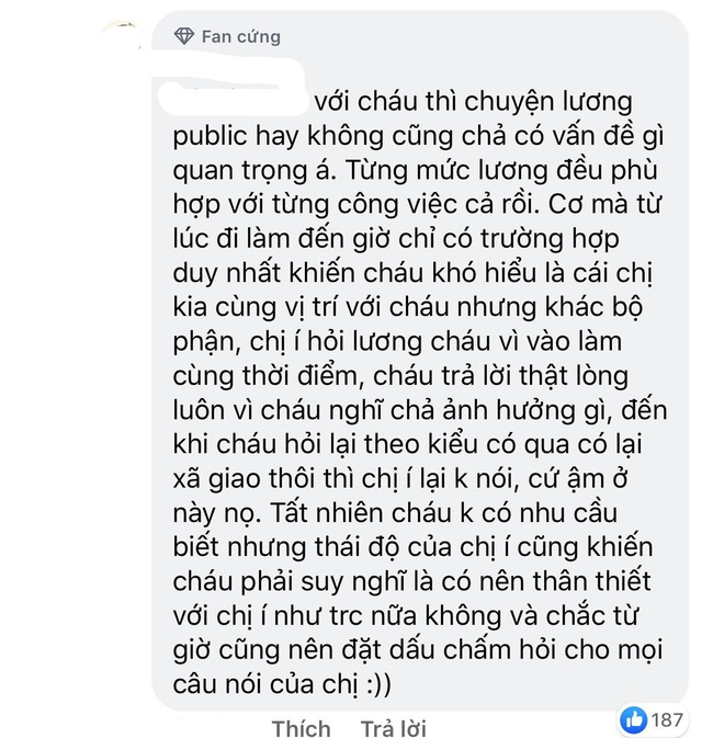 &quot;Chị em cảm thấy thế nào nếu doanh nghiệp công khai bảng lương?&quot; - Topic nóng hổi dằn mặt những công ty kém chuyên nghiệp! - Ảnh 4.