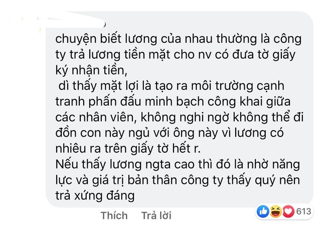 &quot;Chị em cảm thấy thế nào nếu doanh nghiệp công khai bảng lương?&quot; - Topic nóng hổi dằn mặt những công ty kém chuyên nghiệp! - Ảnh 3.