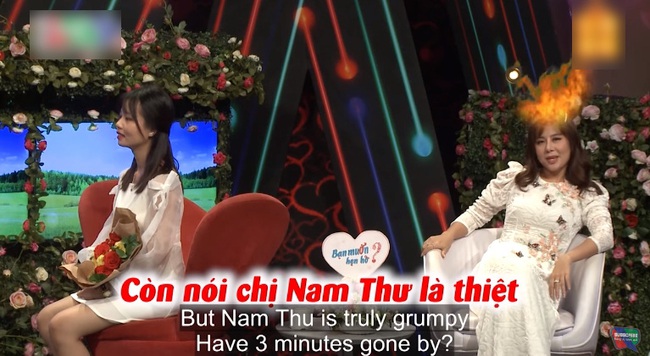 "Bạn muốn hẹn hò": Nam Thư xắn tay áo đòi xử đẹp chàng trai tăng động vì chê bai "mặt như bà chằn" - Ảnh 12. "Bạn muốn hẹn hò": Nam Thư xắn tay áo đòi xử đẹp chàng trai tăng động vì chê bai "mặt như bà chằn" - Ảnh 12.