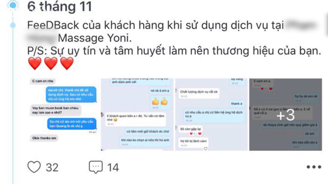 Matxa Yoni: Biến tướng của những “thú vui” quái đảng - Ảnh 3. Matxa Yoni: Biến tướng của những “thú vui” quái đảng - Ảnh 3.