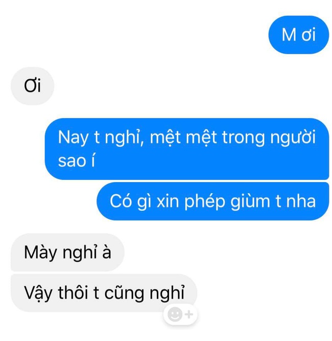 Bị ốm, nhờ bạn thân xin phép nghỉ phép giúp nhưng câu trả lời mới sửng sốt, dân mạng phì cười khẳng định: Đúng là bạn tốt! - Ảnh 1.