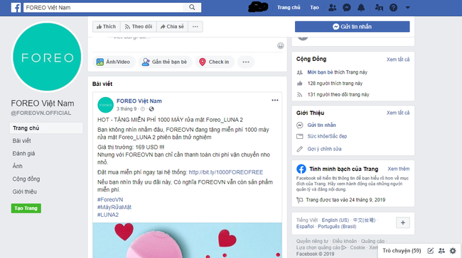 Xuất hiện vô số Fanpage Foreo Việt Nam lừa đảo tiền công khai, người tiêu dùng nên cảnh giác - Ảnh 3.