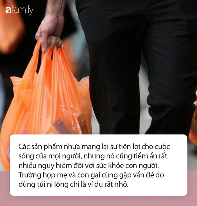 Mẹ bị ung thư nội mạc tử cung, con gái dậy thì sớm, nguyên nhân là cách sử dụng túi ni lông - Ảnh 1.