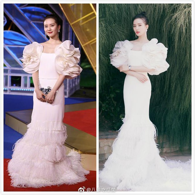 Hình ảnh chưa qua chỉnh sửa của dàn sao nữ tại giải Kim Kê: Dương Mịch và Địch Lệ Nhiệt Ba photoshop quá đà, Nghê Ni gây bão Weibo - Ảnh 2.