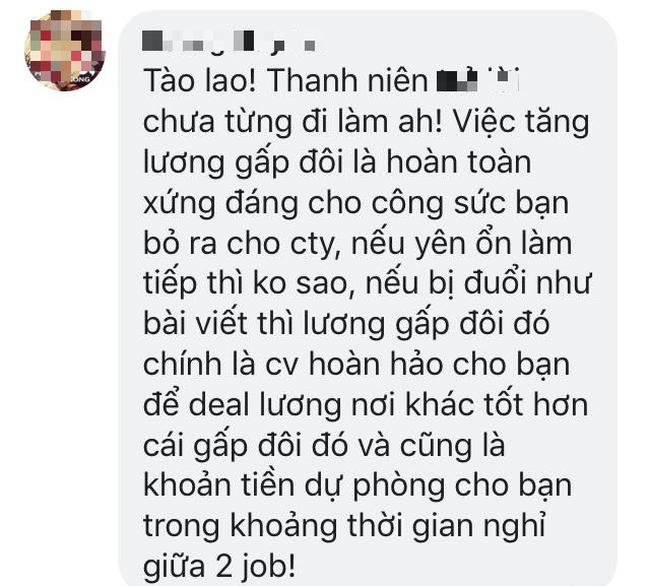 Nộp đơn xin nghỉ việc nhưng sếp tăng lương thì có nên ở lại không? Nàng công sở đăng trạng thái khiến cư dân mạng tranh cãi nảy lửa! - Ảnh 3.