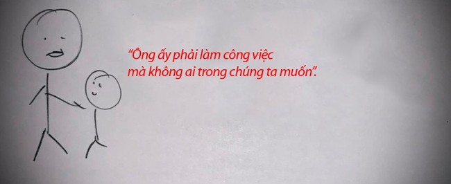 Con trai kỳ thị người xuất khẩu lao động vì có mùi hôi, ông bố vẽ ngay một bộ tranh để dạy cậu bé về sự tử tế  - Ảnh 4.