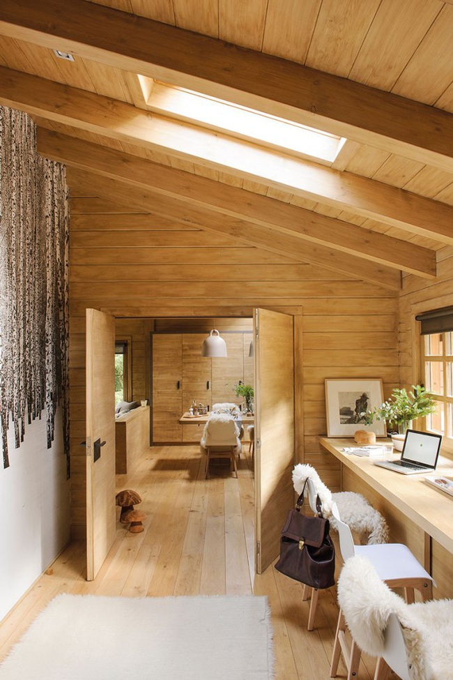 Thiết kế nhà gỗ cho ngôi nhà luôn ấm áp trong những ngày đông lạnh giá - Ảnh 7.