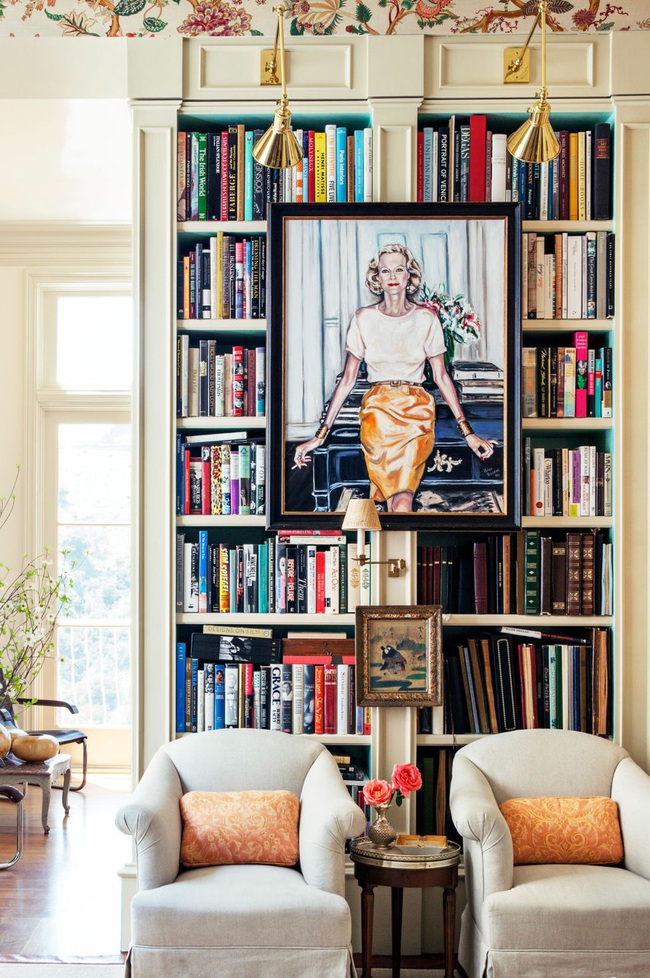 15 ý tưởng trang trí cho giá sách của bạn nổi bần bật trong không gian nhà ở - Ảnh 4.