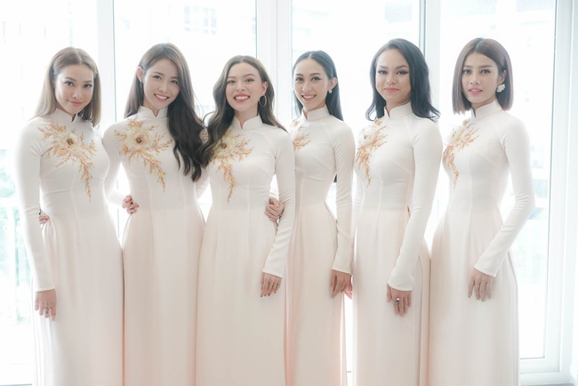 Những dàn phù dâu mặc áo dài đẹp nhất đám cưới sao Việt, cô dâu tương lai nên tham khảo để có những bức hình sống ảo đẹp mê li - Ảnh 2.