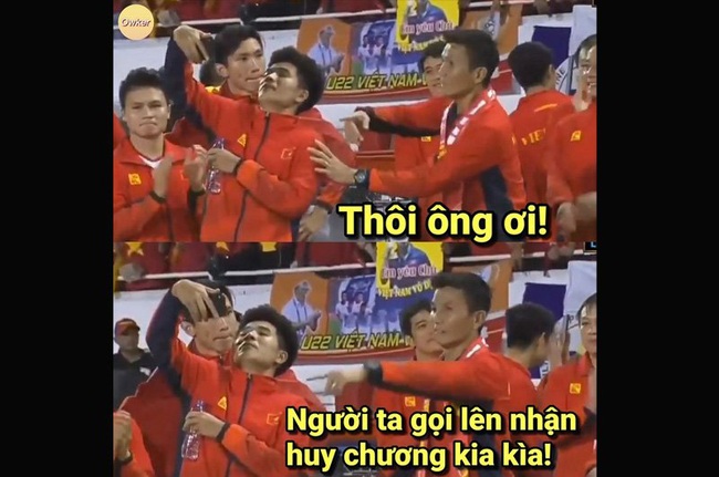 Cười ngất với loạt ảnh chế siêu đáng yêu về HLV Park Hang Seo và đội tuyển U22 Việt Nam sau chiến thắng ở SEA Games 30 - Ảnh 3.