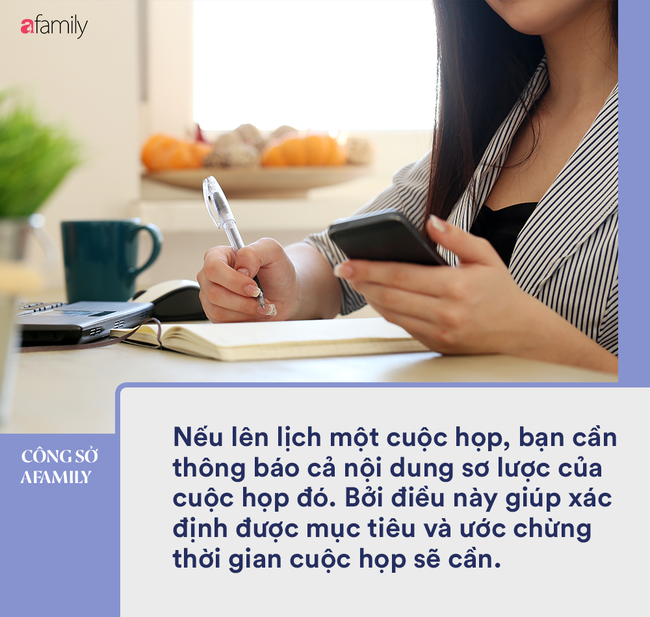 Họp hành lê thê mà sếp chẳng cho nghỉ sớm thì đây là 4 bí kíp cho chị em công sở rút ngắn thời gian - Ảnh 1.