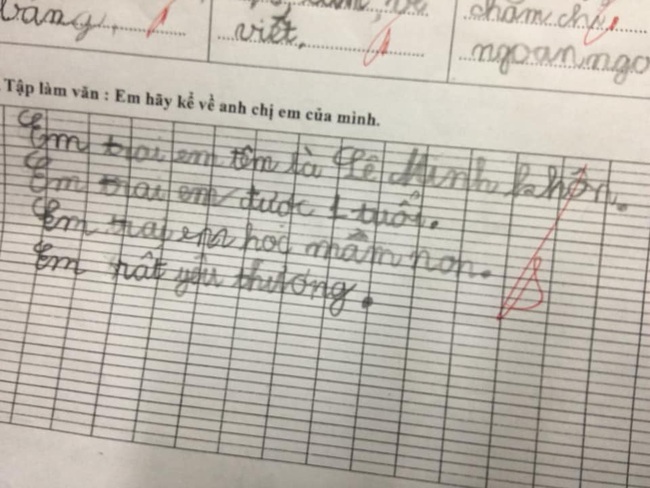 Bài văn tả &quot;anh hùng chống ngoại xâm&quot; của cậu bé khiến dân tình cười sằng sặc, lý do vì nhân vật không ai ngờ - Ảnh 3.