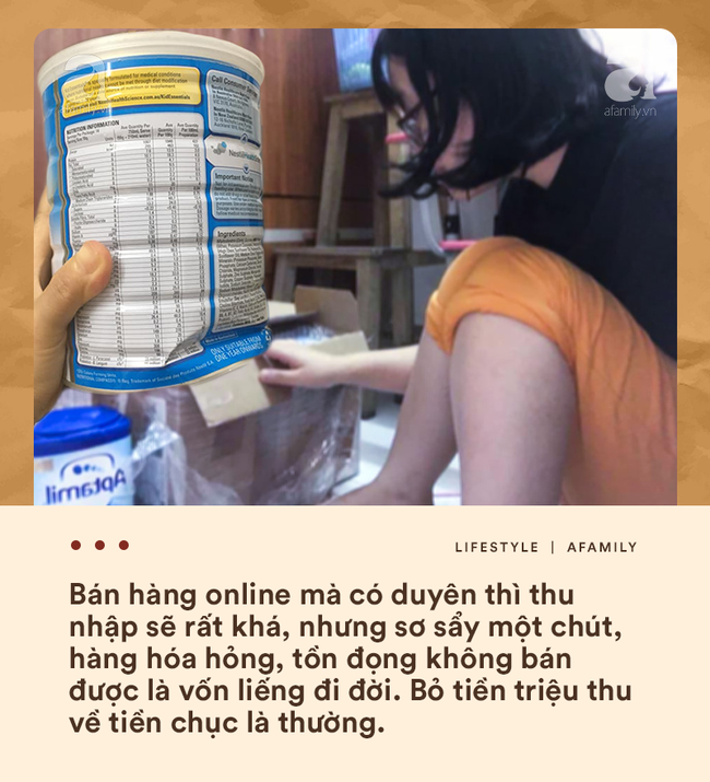 Bán hàng online và muôn nẻo tâm tư thầm kín giờ mới dám kể của hội bỉm sữa liều mình đi buôn - Ảnh 3.