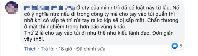 Công ty Nhật Bản kỳ lạ cấm nhân viên cho tay vào túi quần áo nhưng lý do giải thích của cư dân mạng khiến ai nấy đều vỗ tay vì luật lệ hợp lý - Ảnh 5.