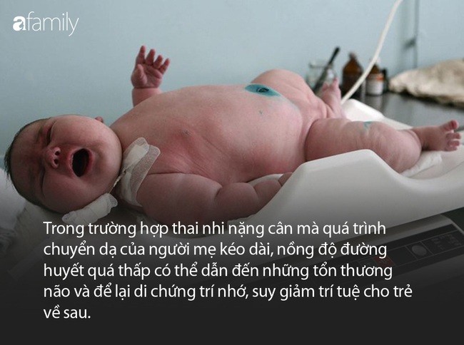 Bà xã MC Thành Trung sinh đôi mỗi bé hơn 3kg, nhìn bụ bẫm ai cũng yêu nhưng mẹ bầu nên biết về nguy cơ khi sinh con nặng cân - Ảnh 5.