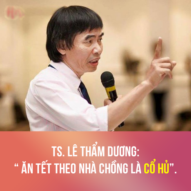 Tiến sĩ Lê Thẩm Dương bất ngờ bị cộng đồng mạng mắng &quot;tào lao&quot; khi phát ngôn: Ăn Tết nhà chồng là cổ hủ - Ảnh 1.