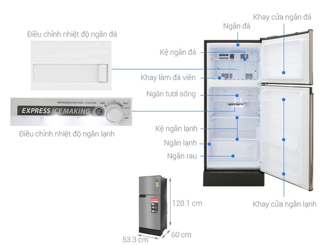 Mách chị em 5 mẫu tủ lạnh giá rẻ dưới 5 triệu đáng mua vào dịp Tết - Ảnh 6.