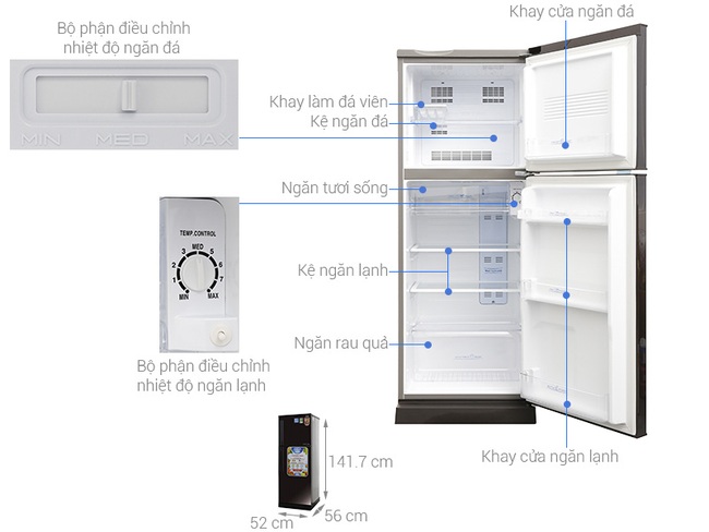 Mách chị em 5 mẫu tủ lạnh giá rẻ dưới 5 triệu đáng mua vào dịp Tết - Ảnh 8.