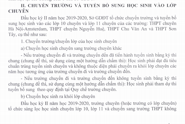 Hà Nội tuyển sinh bổ sung vào 4 Trường THPT chuyên: Học sinh cần nắm rõ lịch thi và đáp ứng đủ những điều kiện sau - Ảnh 2.