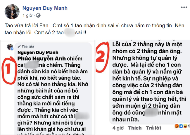 Duy Mạnh lên tiếng bênh vực K-ICM nhưng lại nói sai, bị fan Jack tấn công dữ dội đến mức phải nhận lỗi  - Ảnh 4.