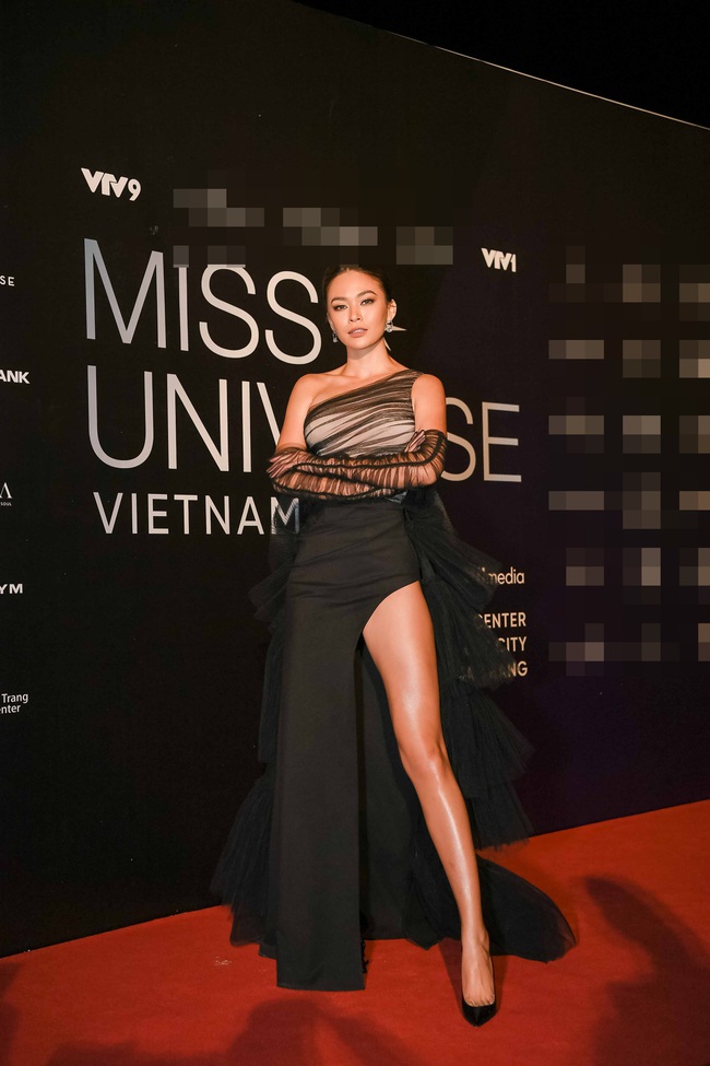 Thảm đỏ bán kết Hoa hậu Hoàn vũ Việt Nam 2019: Vũ Thu Phương quyền lực đọ dáng bên cạnh người đẹp Hương Giang - Ảnh 5.