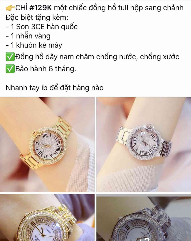 Cô gái &quot;bóc phốt&quot; shop online rao bán đồng hồ sang chảnh mà nhận về là... đồng hồ nhựa, nhưng lại bị dân mạng mắng vì lý do này - Ảnh 1.
