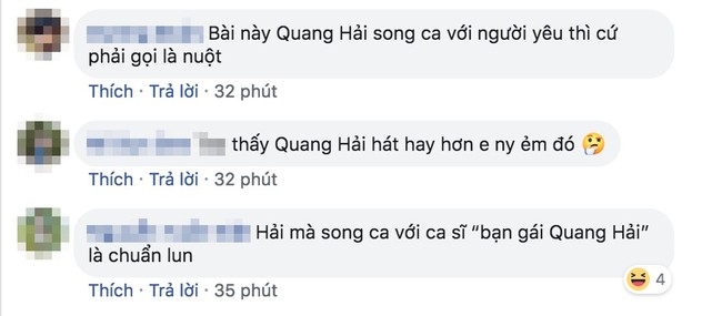 Giữa lúc bạn gái bị chê bai giọng hát, Quang Hải bất ngờ khoe giọng với ca khúc Người ấy và cái kết - Ảnh 3.