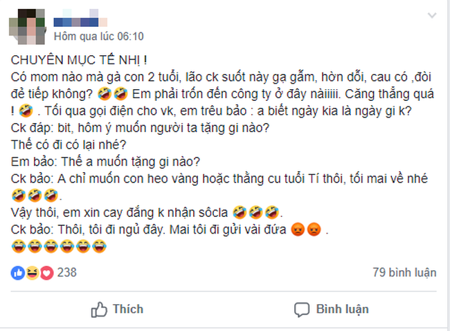 Chồng nhiệt tình đòi tặng quà Valentine nhưng vợ cứ chối đây đẩy, hóa ra lý do lại dở khóc dở cười thế này - Ảnh 1.