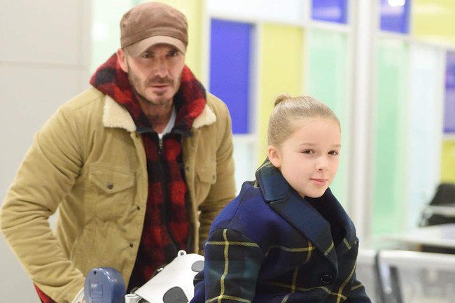 David Beckham không vui vì Harper mới 7 tuổi mà đã nhận được thứ này vào dịp Valentine! - Ảnh 2.