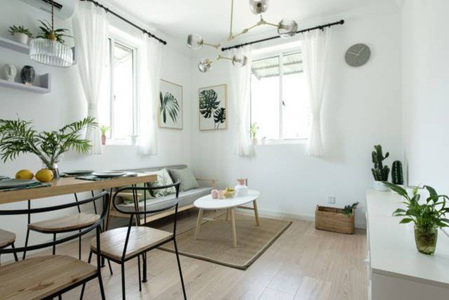 49m² vẫn tươm tất cho 2 phòng ngủ và cuộc sống không thể tuyệt vời hơn khi cải tạo từ căn hộ cũ kỹ - Ảnh 4. 49m² vẫn tươm tất cho 2 phòng ngủ và cuộc sống không thể tuyệt vời hơn khi cải tạo từ căn hộ cũ kỹ - Ảnh 4.