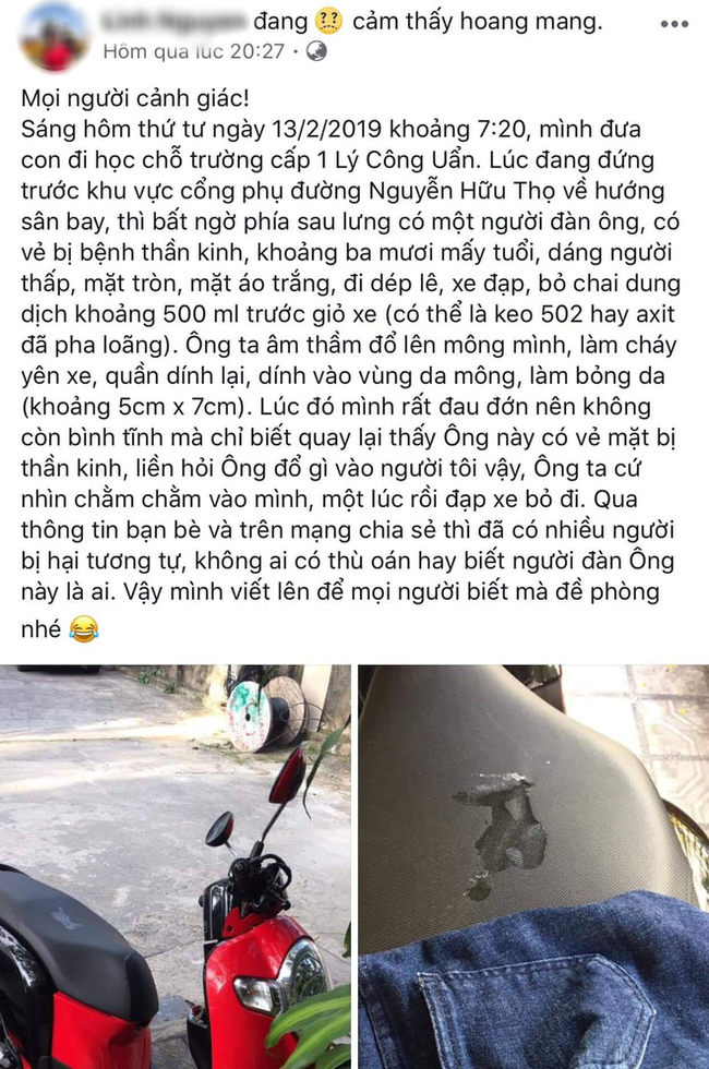 Triệu tập nam thanh niên chuyên tạt keo 502 vào các thiếu nữ chạy xe máy trên đường phố Đà Nẵng - Ảnh 2.