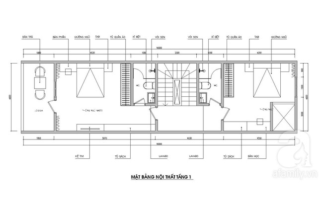 Tư vấn thiết kế nhà ống 64m² để đảm bảo 2 công năng vừa ở vừa cho thuê rất hợp lí - Ảnh 2.