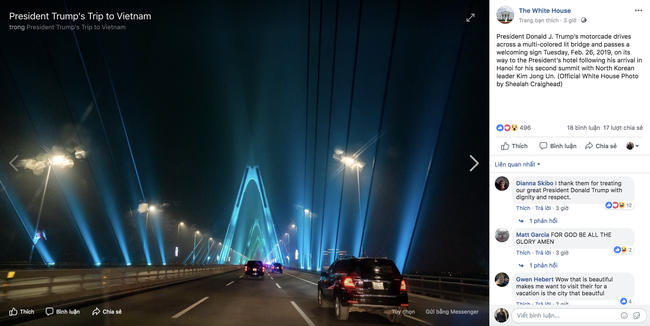 Cầu Nhật Tân: Hinh ảnh Cầu Nhật Tân xuất hiện trên fanpage Nhà Trắng - Ảnh 5.
