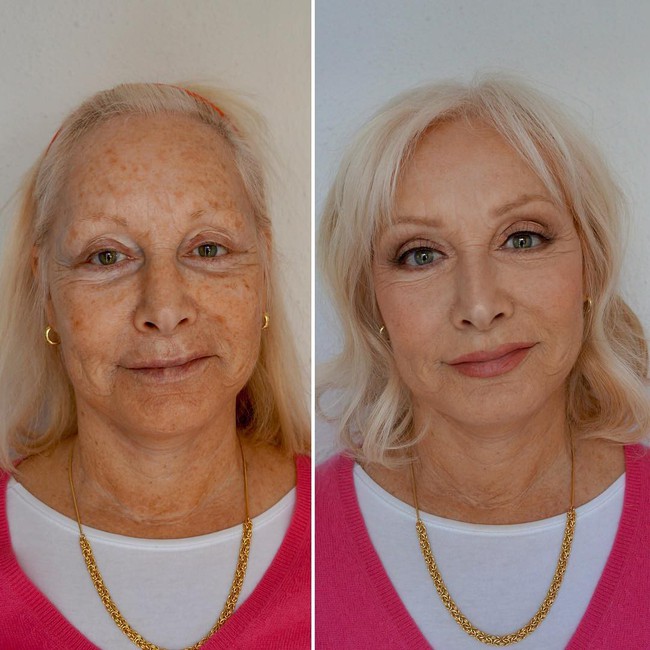 Gây sốt vì phù phép gương mặt của mẹ trẻ ra chục tuổi, cô con gái chia sẻ 4 tips makeup cực đơn giản sau - Ảnh 1.