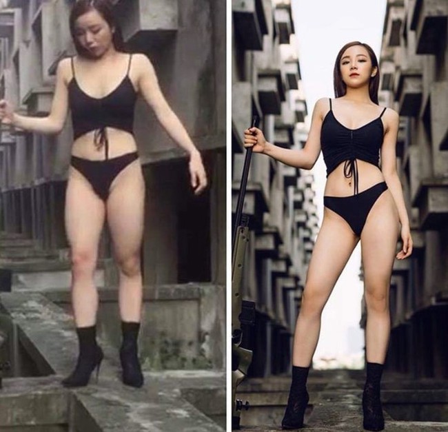 Những pha hô biến thành hotgirl 3 vòng “chặt chém” của chị em nhờ trò ảo thuật photoshop cũ rích nhưng vẫn khiến cánh mày râu khóc ròng - Ảnh 19.