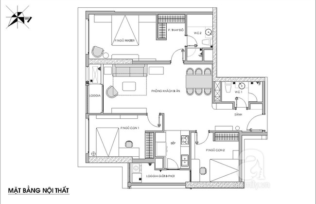 Chưa đến 250 triệu, chủ nhân của căn hộ 110m² này đã được KTS tư vấn thiết kế một không gian sống thanh lịch và ấn tượng - Ảnh 1.