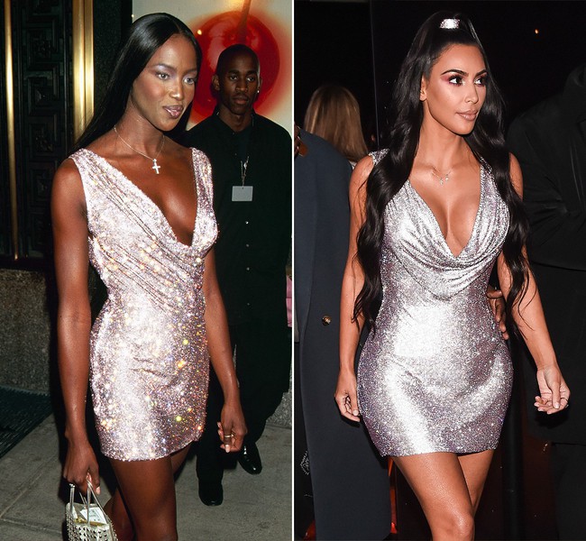 Kim Kardashian liên tiếp copy lại phong cách của Naomi Campbell nhưng lại đem đến ấn tượng hoàn toàn khác - Ảnh 5.