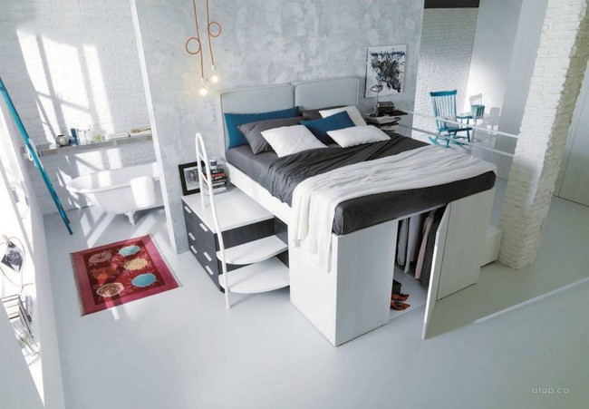 Tư vấn thiết kế phòng ngủ siêu nhỏ 8m² đầy đủ tiện ích cho đôi vợ chồng trẻ - Ảnh 4.