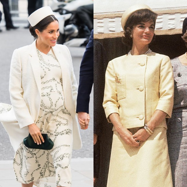 Meghan Markle: Học lỏm phong cách từ cựu Phu nhân Mỹ Jackie Kennedy nhưng học 5 bộ thì đến 4 bộ bị chê  - Ảnh 1.