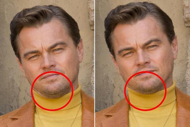 Ảnh photoshop xóa nếp nhăn, nọng cằm của Brad Pitt - Leonardo DiCaprio bất ngờ bị đào mộ chỉ vì lý do này - Ảnh 4.