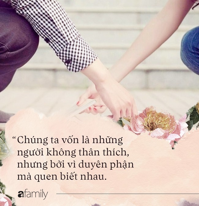 Người yêu bạn vẫn có thể là kẻ qua đường, người sẵn lòng ở bên bạn cả đời mới thực là người nhà - Ảnh 1.